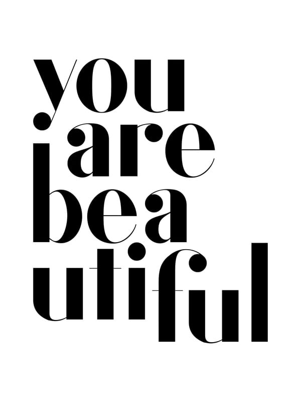 FRASES U R BEAUTIFUL