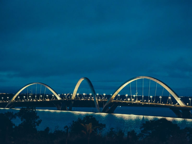 PONTE JK BRASÍLIA BY NIGHT