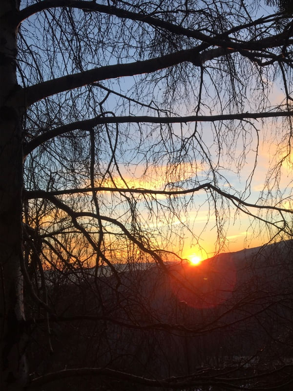 PÔR DO SOL NO CHILE