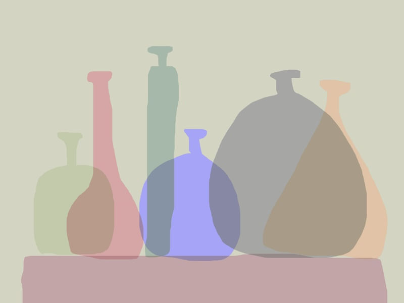 CREEN GLASS BOTTLES