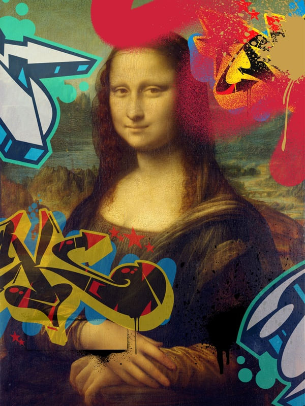 MONALISA GRAFFITI