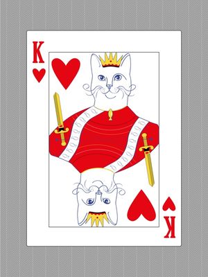 KING CAT CARD
