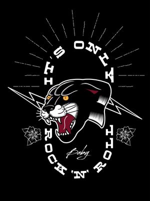 BLACK PANTHER OLD SCHOOL TATTOO 2