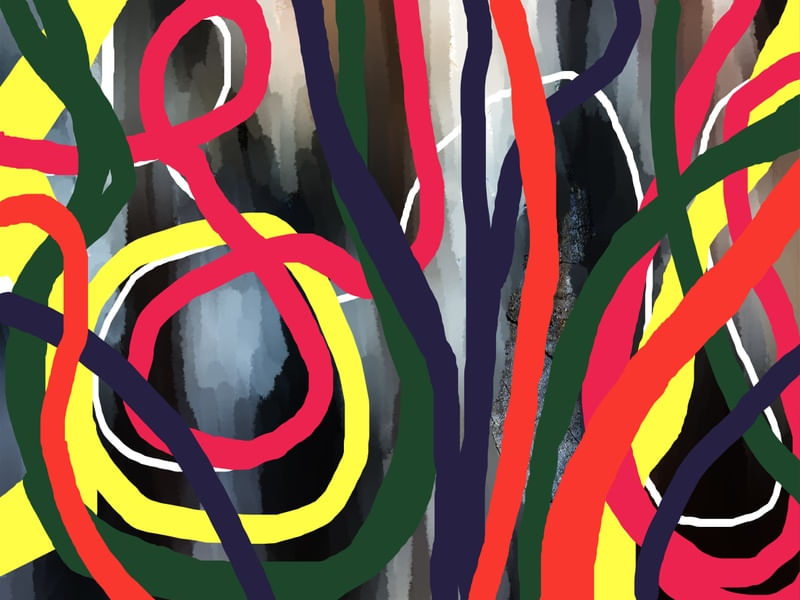 ABSTRATO MODERNO 09 ARTISTA GLORIA RIMES