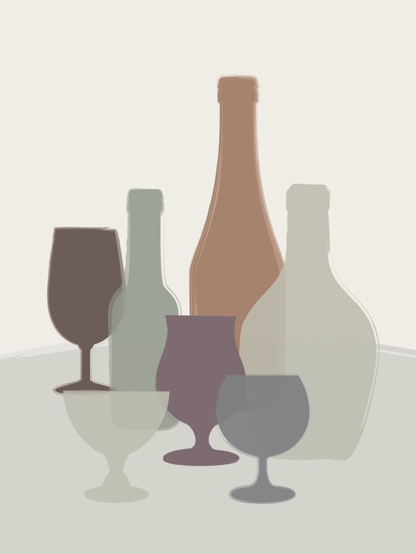 BOTTLES & GLASSES