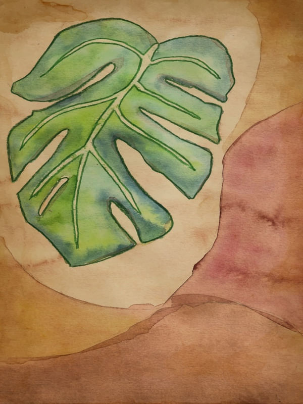 FOLHA DE MONSTERA BY ELVISKEYUR