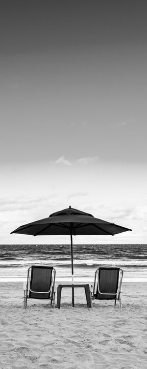 OLHANDO O MAR - P&B