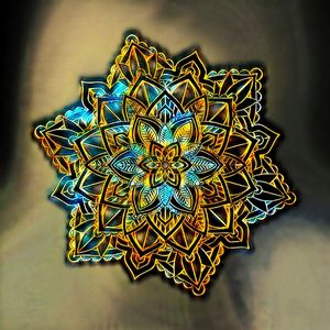 MANDALA DOURADA 28