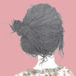 GIRL WITH HAIR UP