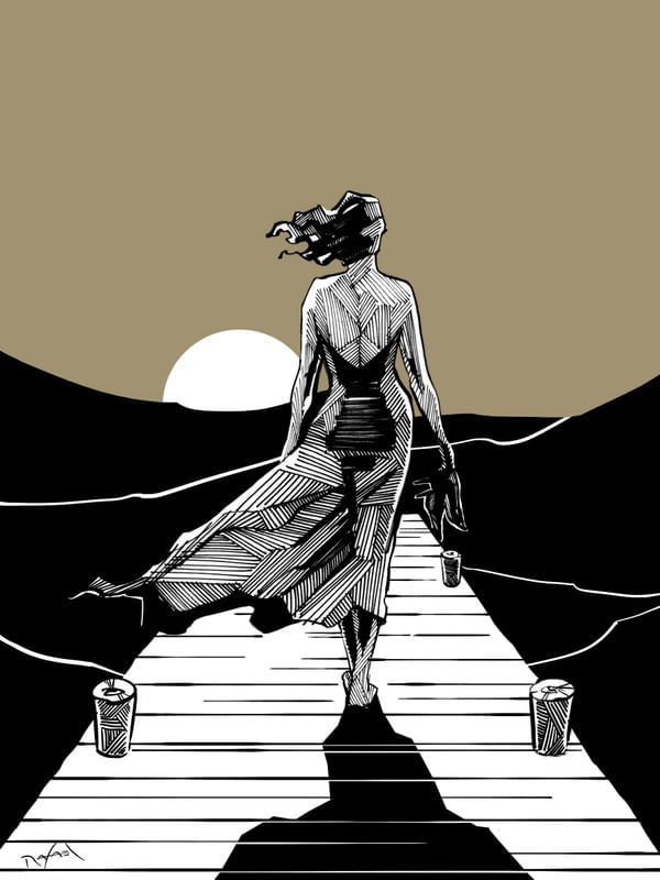 PIER WOMAN