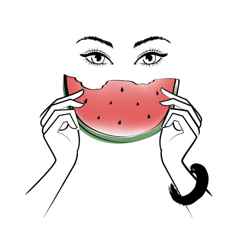 COMENDO MELÃO