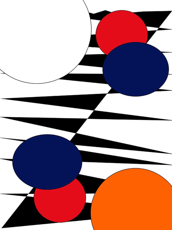 GEOMÉTRICO ABSTRATO POP 01 ARTISTA GLORIA RIMES