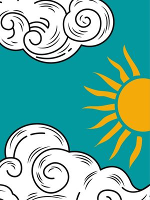 NUVENS NO MAR