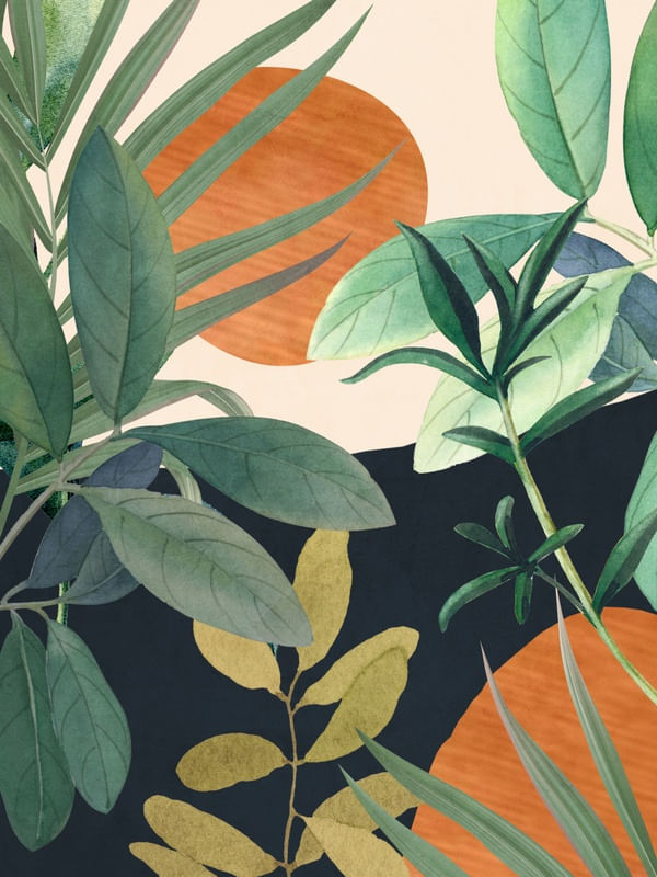ABSTRACT ART TROPICAL GARDEN 4