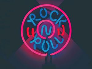 ROCK AND ROLL NEON