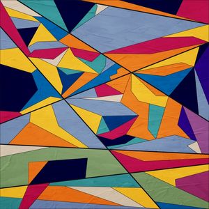 ABSTRATO COLORFUL - 16A - Q