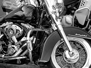 MOTO HARLEY DAVIDSON HERITAGE SOFTAIL