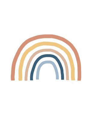 ARCO ÍRIS MINIMALISTA INFANTIL