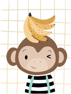 MACACO E BANANA