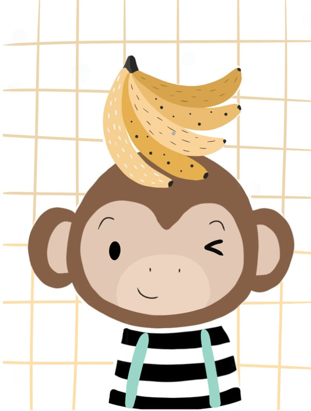 MACACO E BANANA