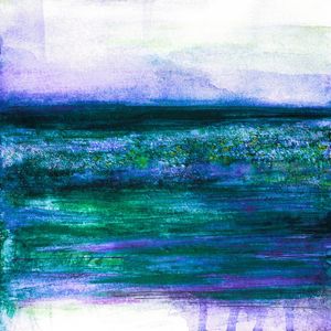 NEVERWHERE 5 QUADRADO, VERDE TOLET COLORIDO PAISAGEM ABSTRATO PINTURA
