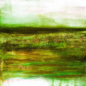 NEVERWHERE 9 QUADRADO, VERDE RUSTICO COLORIDO PAISAGEM ABSTRATO PINTURA