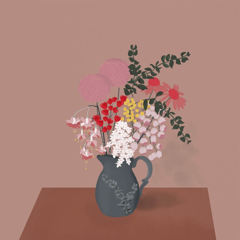 COLEÇÃO VASOS - ARRANJO FLORAL