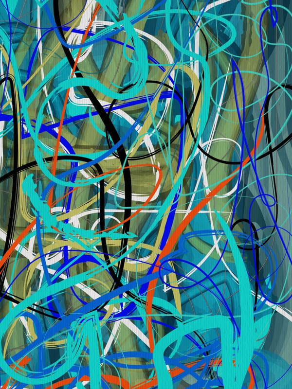 RABISCO ABSTRATO IX