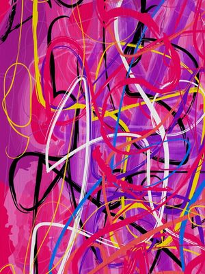 RABISCO ABSTRATO XIV