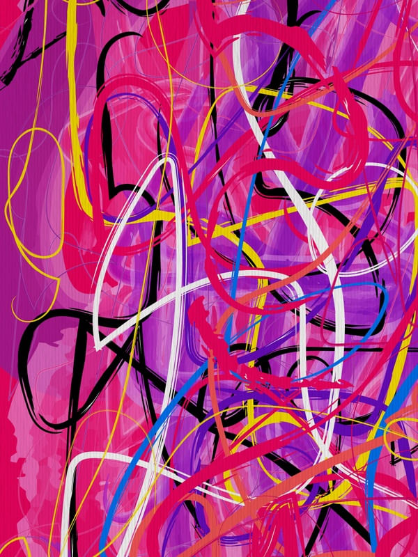 RABISCO ABSTRATO XIV