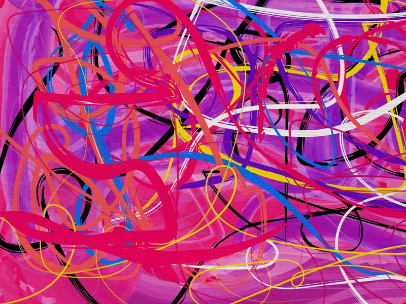 RABISCO ABSTRATO XVIII
