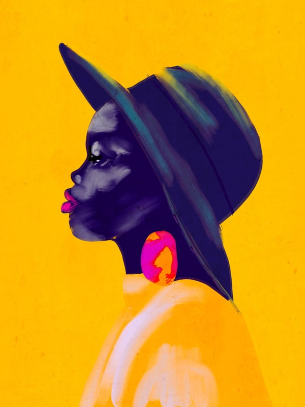 ABSTRACT ART GIRL PORTRAIT 5