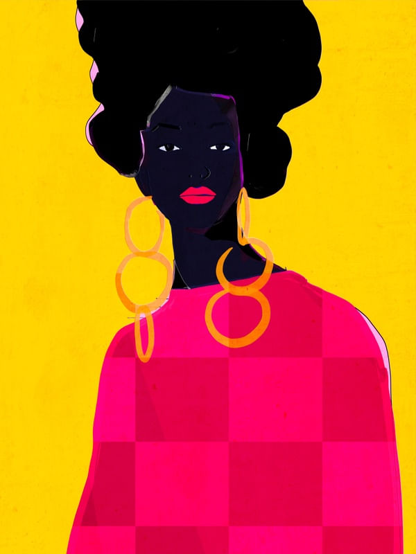 ABSTRACT ART GIRL PORTRAIT 8