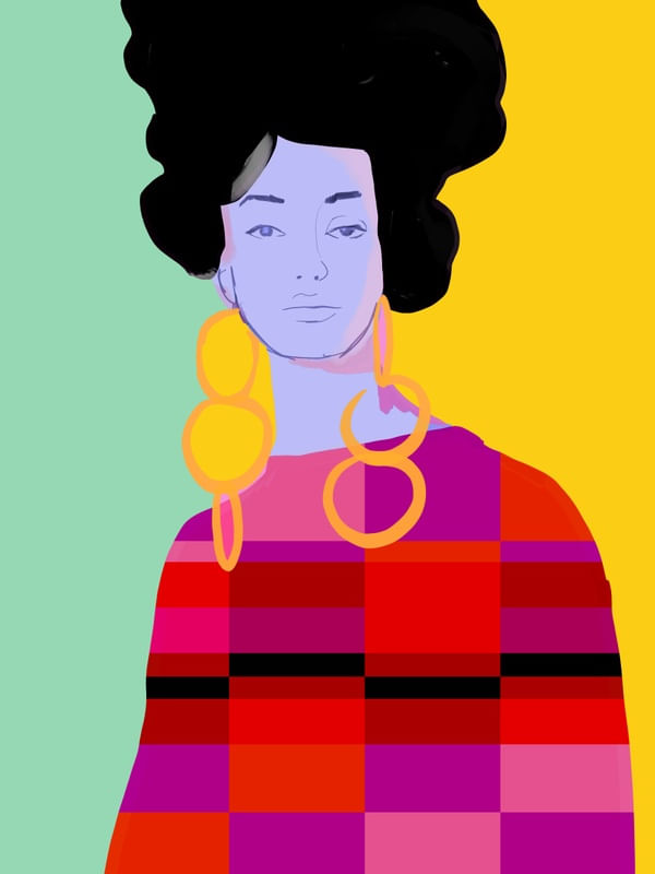 ABSTRACT ART GIRL PORTRAIT 10