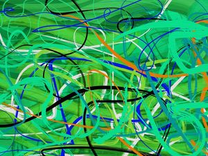 RABISCOS ABSTRATOS IX