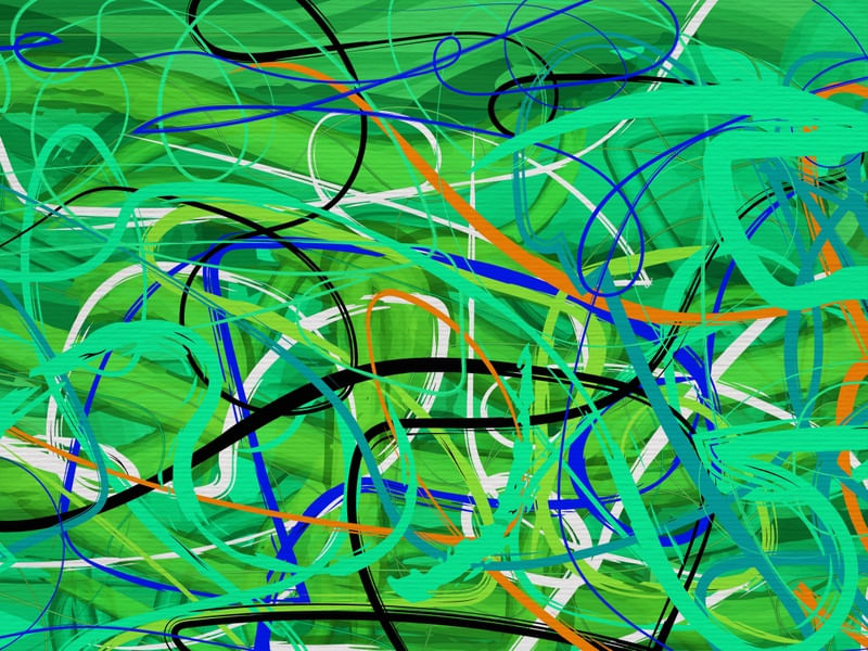 RABISCOS ABSTRATOS IX