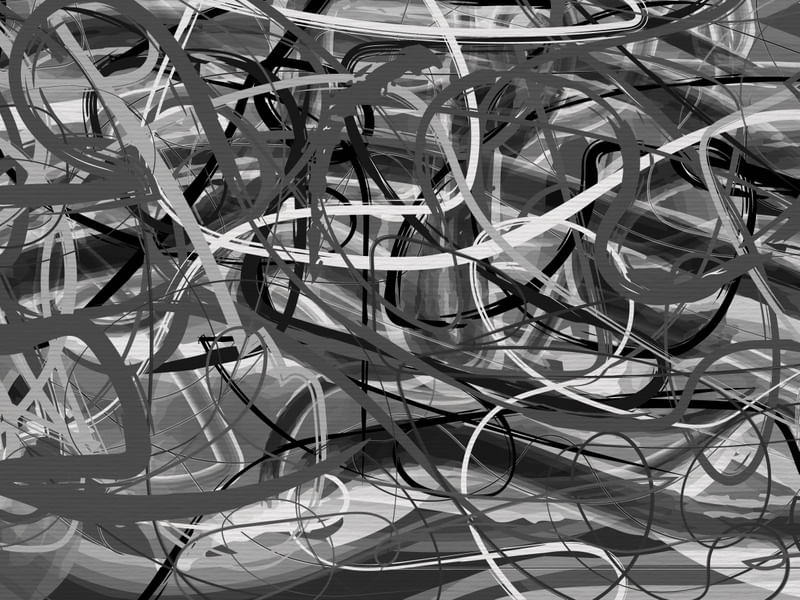 RABISCOS ABSTRATOS X