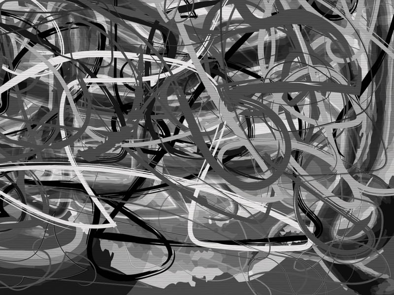 RABISCOS ABSTRATOS XII