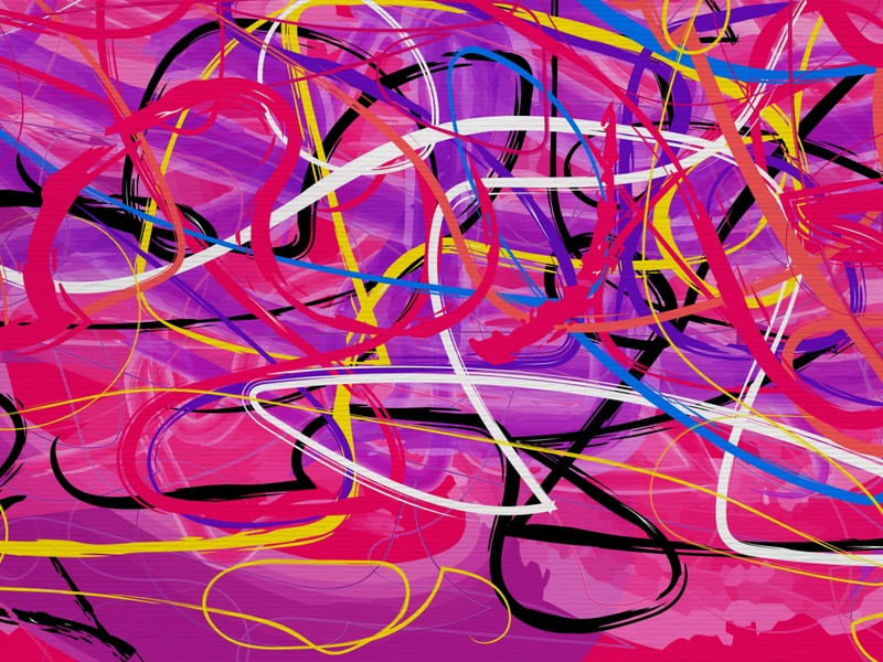 RABISCOS ABSTRATOS XIV