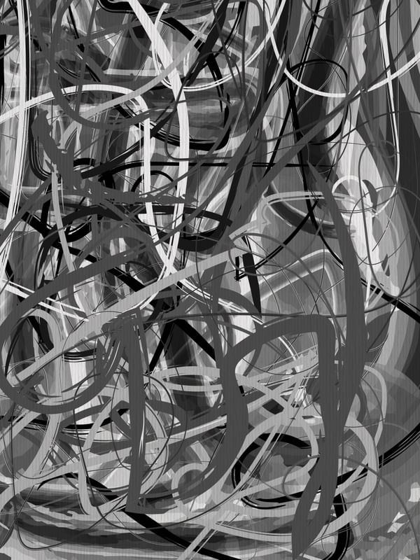 RABISCOS ABSTRATOS XVIII