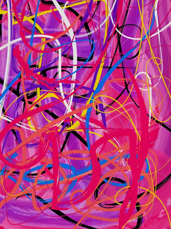 RABISCOS ABSTRATOS XIX