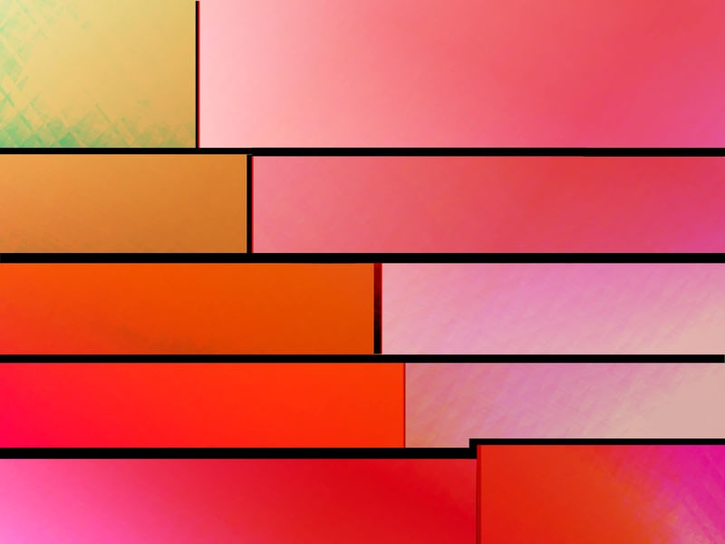 ABSTRACT CRAZY RED AND PINK