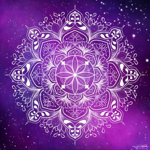 MANDALA GALAXY PURPLE