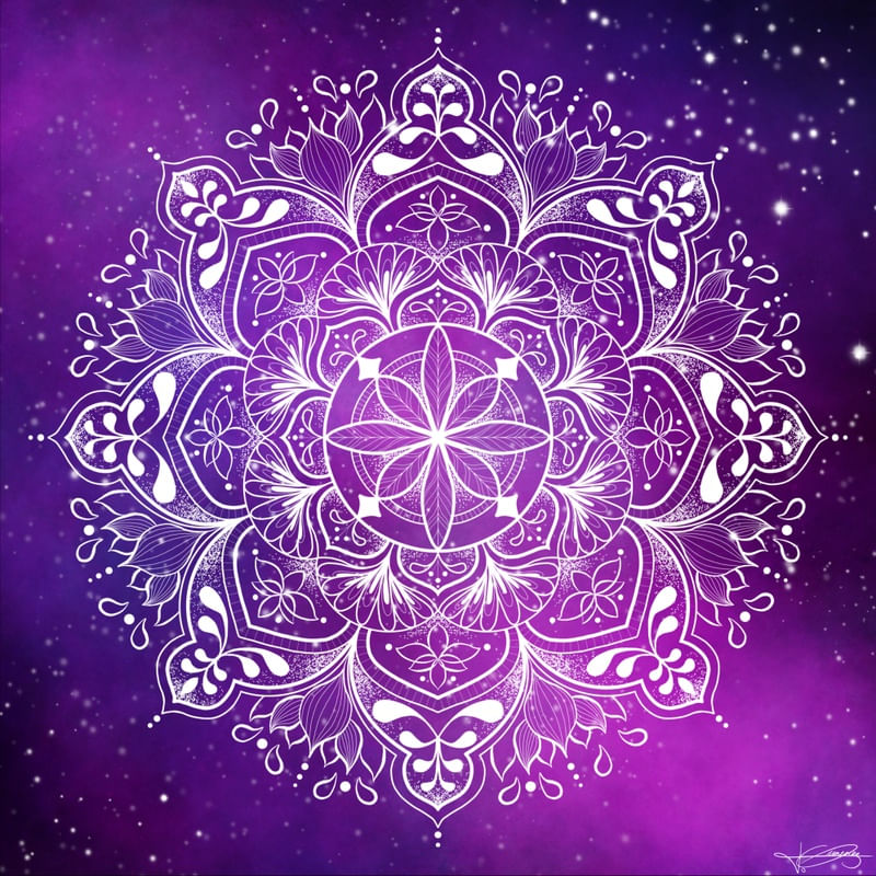 MANDALA GALAXY PURPLE