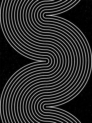 GEOMETRIC BLACK WHITE LINES