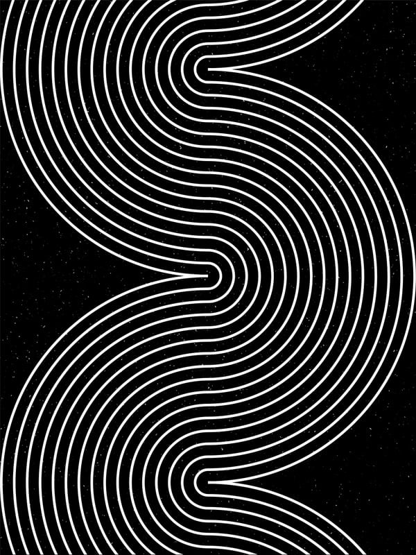 GEOMETRIC BLACK WHITE LINES