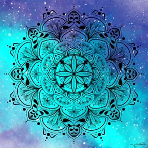 MANDALA GALAXY TURQUESA