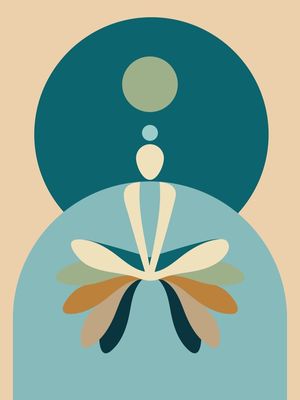 YOGA MINIMALISTA FLOR DE LÓTUS