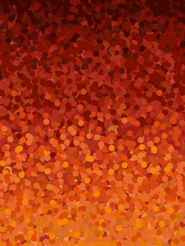 VERMELHO E LARANJA