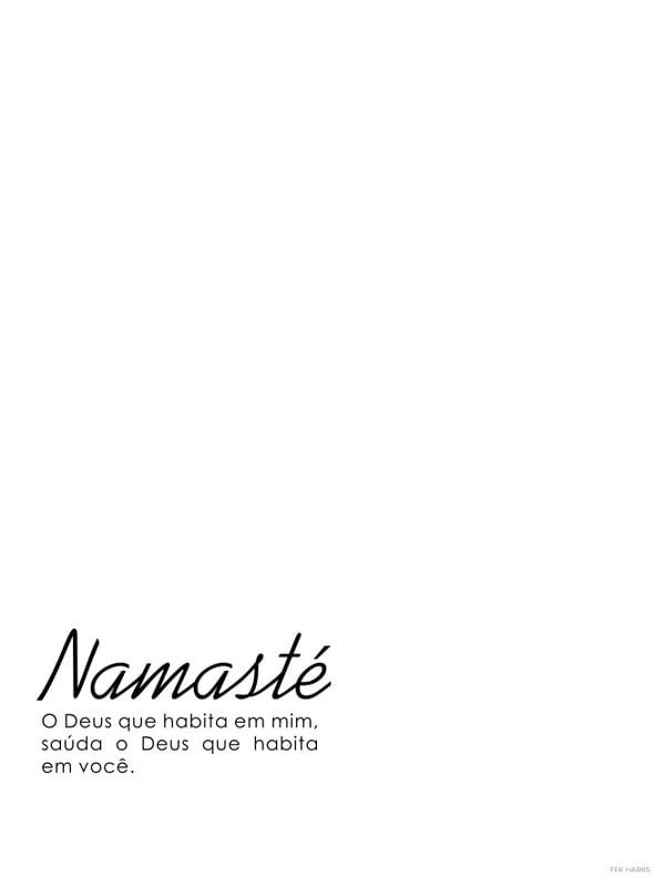 NAMASTÉ P&B